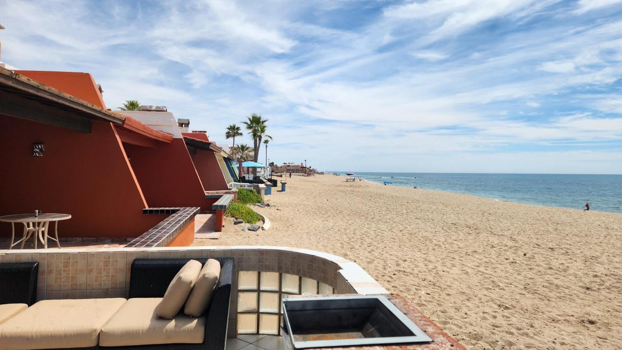 Las Brisas #8 Beachfront - On The Sand And Steps From Mannys For Tacos & Tequila Puerto Penasco Ngoại thất bức ảnh